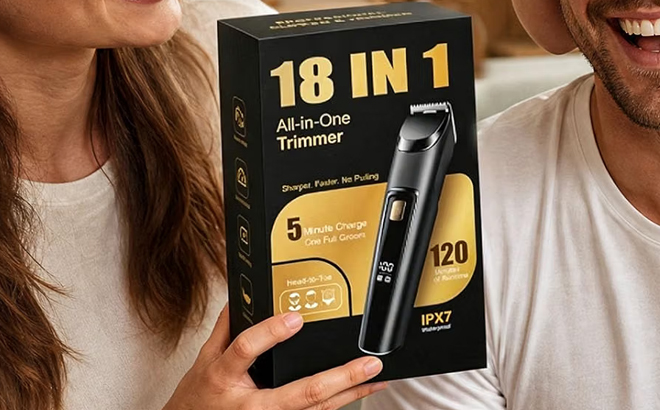 Beard Trimmer for Men Fast Charging 4 in 1 Kit 18 Lengths Beard Trimmer for Men Fast Charging 4 in 1 Kit 18 Lengths
