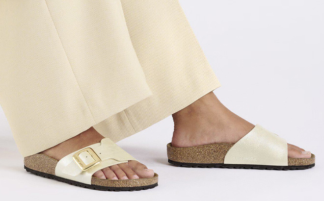 Birkenstock Catalina Luxe Buckle Slide Sandals Birkenstock Catalina Luxe Buckle Slide Sandals