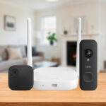 Blink Outdoor XR and Battery Doorbell 2K on the Table