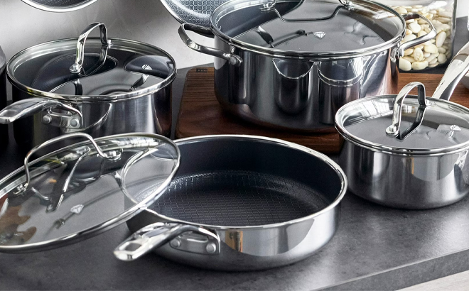 Blue Diamond Diamond Bond 5 Piece Non Stick Frying Pans Set