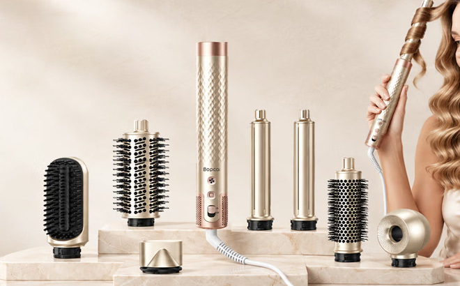Bopcal 7 in 1 Air Styler on the Table