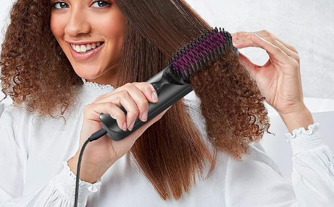 Bopcal Cordless Hair Straightener Brush Bopcal Cordless Hair Straightener Brush