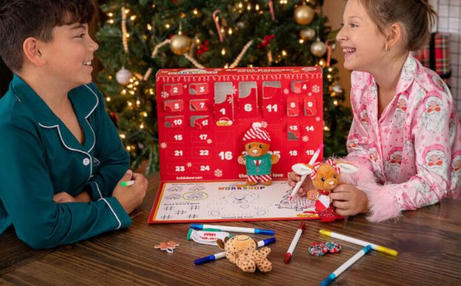 Build A Bear Advent Calendar with plushies