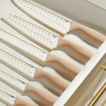 CAROTE 12 Piece Kitchen Knife Set with Blade Guards
