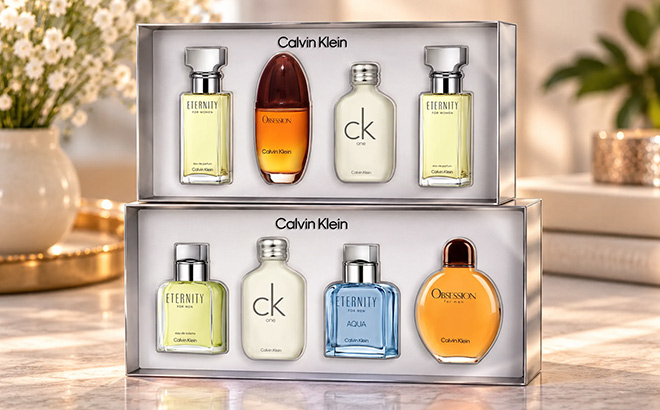 Calvin Klein 4 Piece Gift Sets Calvin Klein 4 Piece Gift Sets