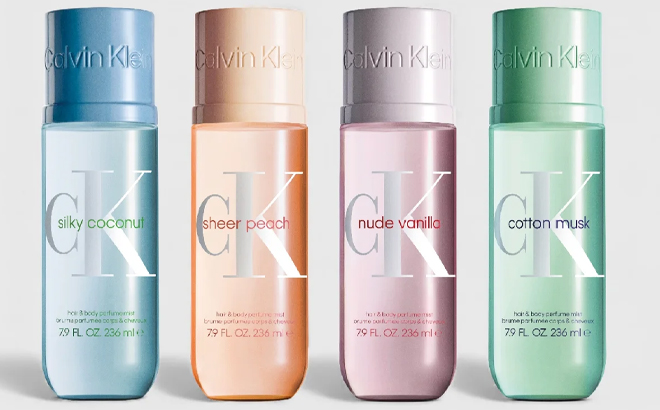 Calvin Klein Hair Body Perfume Mists Calvin Klein Hair Body Perfume Mists