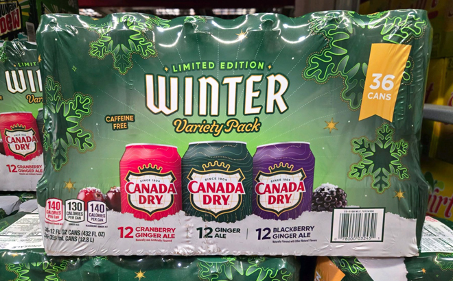 Canada Dry Limited Edition Winter Variety Pack Canada Dry Limited Edition Winter Variety Pack