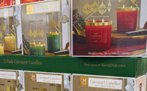 Carousel Candles 2 Pack at Sams Club