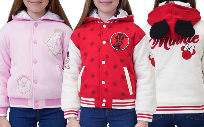 Character Girls Varsity Jacket Character Girls Varsity Jacket