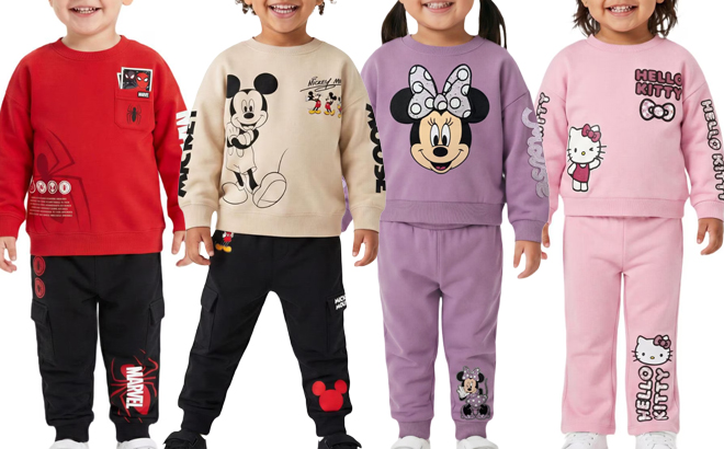 Character Toddler Sweatshirt and Matching Joggers Set