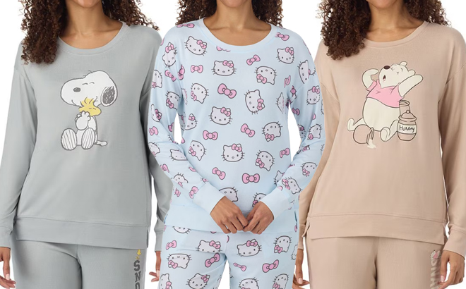 Character Womens Pajama Set Character Womens Pajama Set