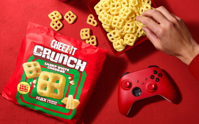 Cheez It Crunch Sharp White CheddarSnack Cheez It Crunch Sharp White CheddarSnack