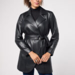 Colleen Lopez Signature Faux Leather Jacket