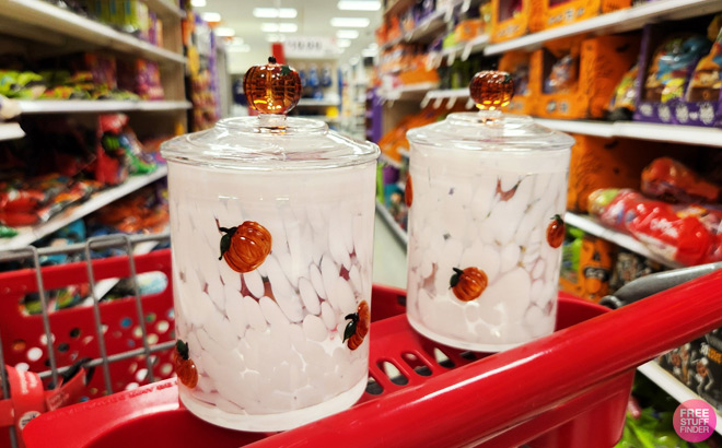 Cook With Color Pumpkin Halloween Icon Treat Gifting Jar