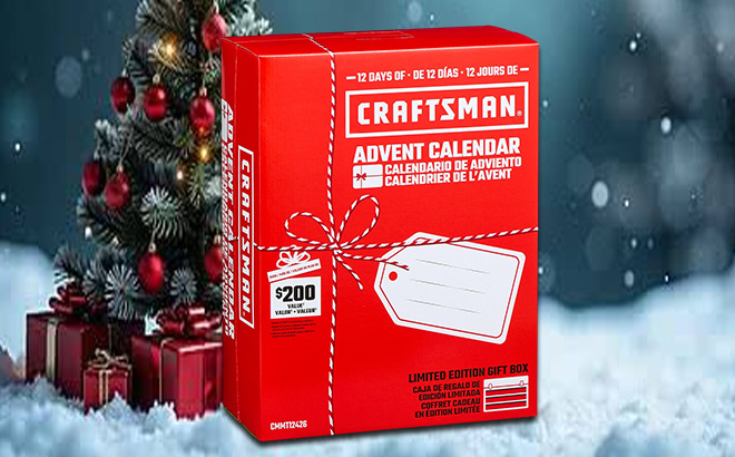 Craftsman 12 Days of Advent Calendar Gift Box