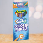 Crayola Swirl Colored Pencils on a Table