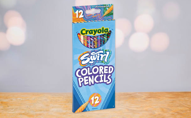 Crayola Swirl Colored Pencils on a Table