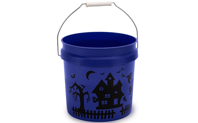 Creo Group 2gal Bucket Halloween Haunted House Purple Creo Group 2gal Bucket Halloween Haunted House Purple