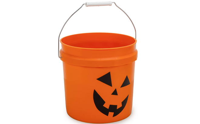 Creo Group 2gal Bucket Halloween Jack O Lantern Orange Creo Group 2gal Bucket Halloween Jack O Lantern Orange