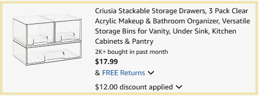 Criusia Stackable Storage Drawers Checkout Page Criusia Stackable Storage Drawers Checkout Page