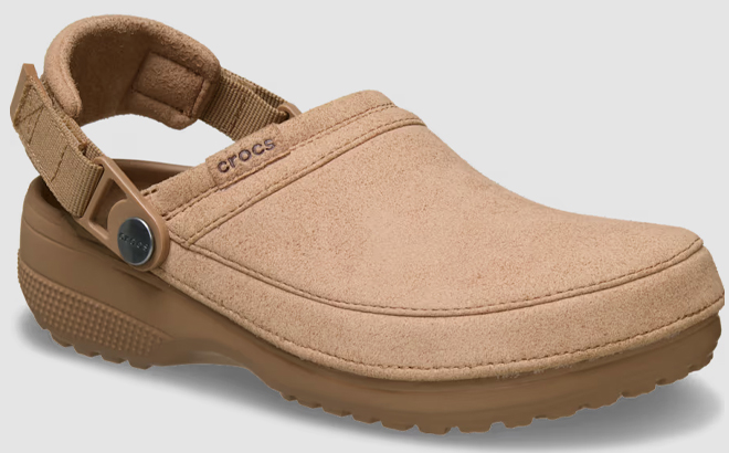 Crocs Classic Crafted Vegan Suede Clog