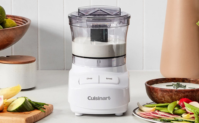 Cuisinart 3 Cup Mini Prep Plus Food Chopper in White Color