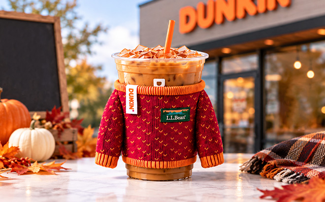Cup Sleeve with Purchase at Dunkin