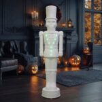 DIY Animated Giant Skeleton Nutcracker Halloween Decor