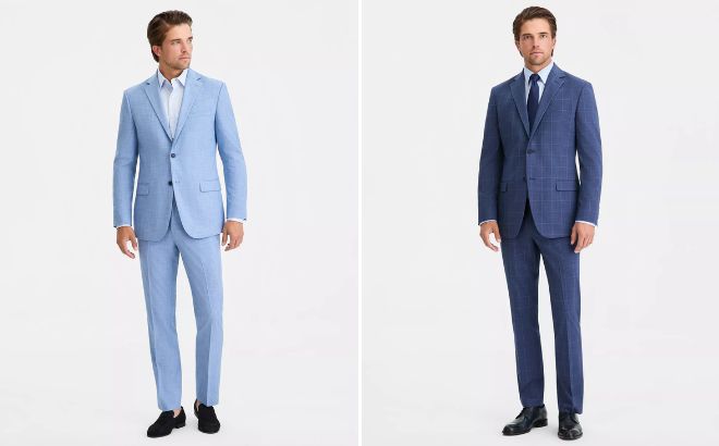 DKNY Mens Modern Fit 2 Piece Suit DKNY Mens Modern Fit 2 Piece Suit
