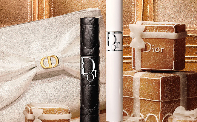 Dior Diorshow Mascara Duo Makeup Set on the Table