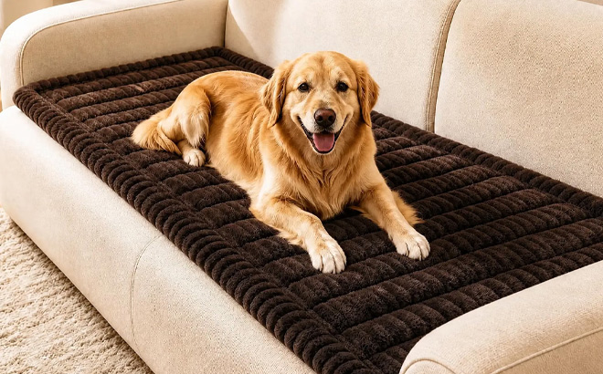 Dog on the Couch Cover