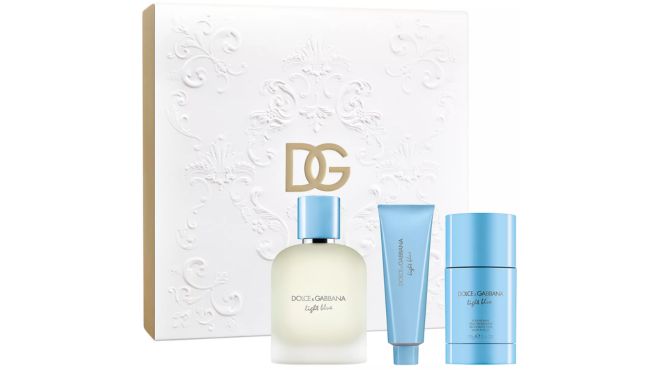DolceGabbana 3 Pc Light Blue Pour Homme Eau De Toilette Gift Set DolceGabbana 3 Pc Light Blue Pour Homme Eau De Toilette Gift Set