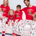 Dr Seuss Grinch Family Matching Pajamas