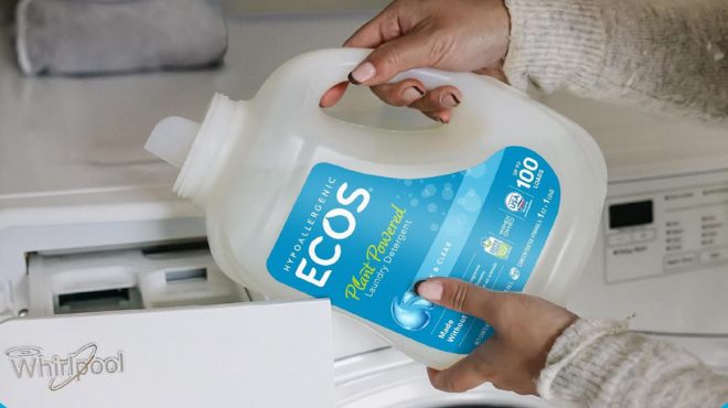 ECOS Laundry Detergent Liquid Free Clear 50 Fl Oz Pack of 2 ECOS Laundry Detergent Liquid Free Clear 50 Fl Oz Pack of 2