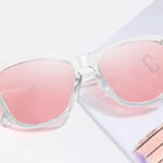 ELITERA Polarized Sunglasses in Transparent Pink