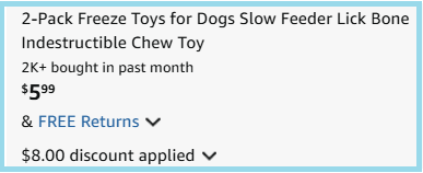 FOXMM Freeze Toys for Dogs 2 Pack Checkout Page FOXMM Freeze Toys for Dogs 2 Pack Checkout Page