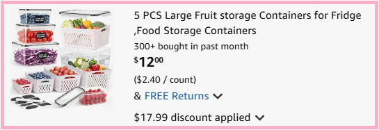 FRESHMAGE Food Storage Containers Checkout Page FRESHMAGE Food Storage Containers Checkout Page