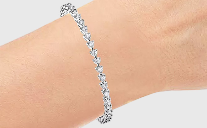 Forever Grown Diamonds Lab Grown Diamond Tennis Bracelet