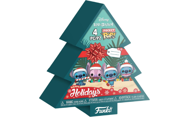 Funko Pocket Pop Stitch Holiday Tree Box Funko Pocket Pop Stitch Holiday Tree Box