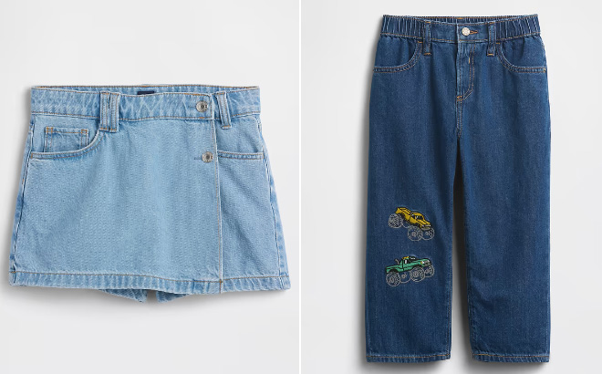 GAP Factory Kids Denim Skort