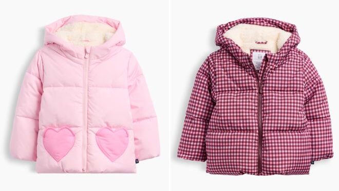 GAP Factory babyGap Cropped Puffer Jacket
