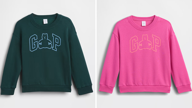 GAP Factory babyGap Relaxed Brannan Bear Sweatshirts GAP Factory babyGap Relaxed Brannan Bear Sweatshirts