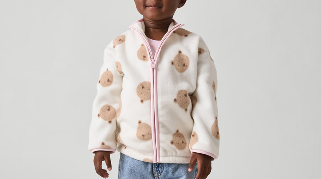 GAP Factory babyGap Relaxed Microfleece Jacket GAP Factory babyGap Relaxed Microfleece Jacket
