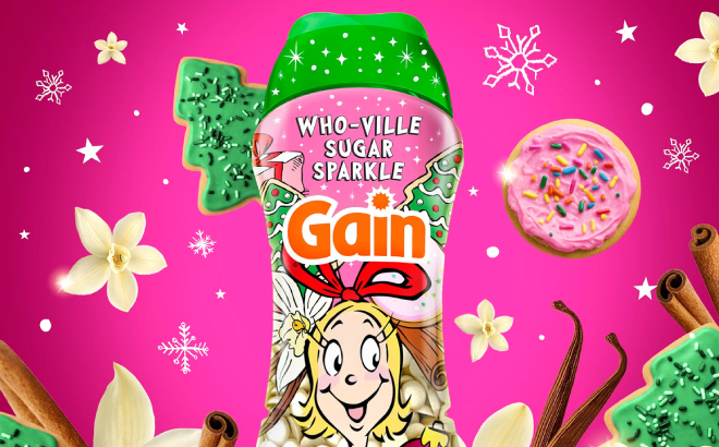 Gain Who Ville Sugar Sparkle In Wash Laundry Scent Booster Beads Gain Who Ville Sugar Sparkle In Wash Laundry Scent Booster Beads
