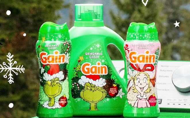 Gain x Grinch Laundry Care Products Gain x Grinch Laundry Care Products