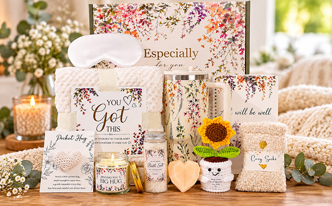 Get Well Self Care Gift Basket Get Well Self Care Gift Basket