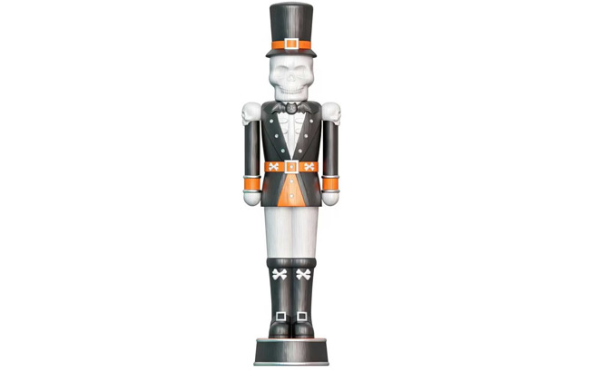 Giant Animated Skeleton Nutcracker Decoration
