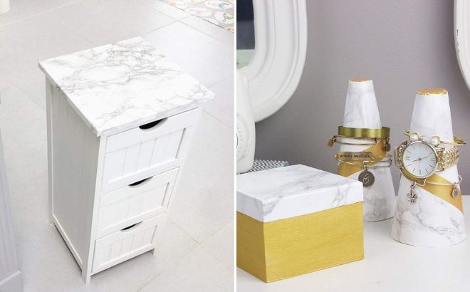 Glossy Marble Contact Paper Glossy Marble Contact Paper