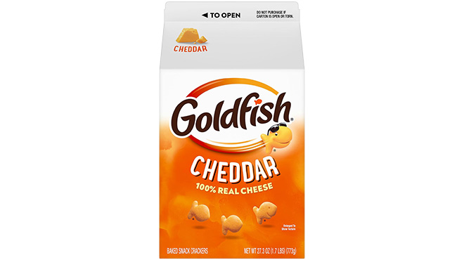 Goldfish Cheddar Cheese Crackers 27 3oz Goldfish Cheddar Cheese Crackers 27 3oz