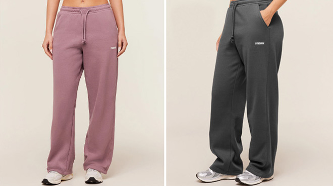 Gymshark Womens Cosy Luxe Straight Leg Regular Joggers 1 Gymshark Womens Cosy Luxe Straight Leg Regular Joggers 1